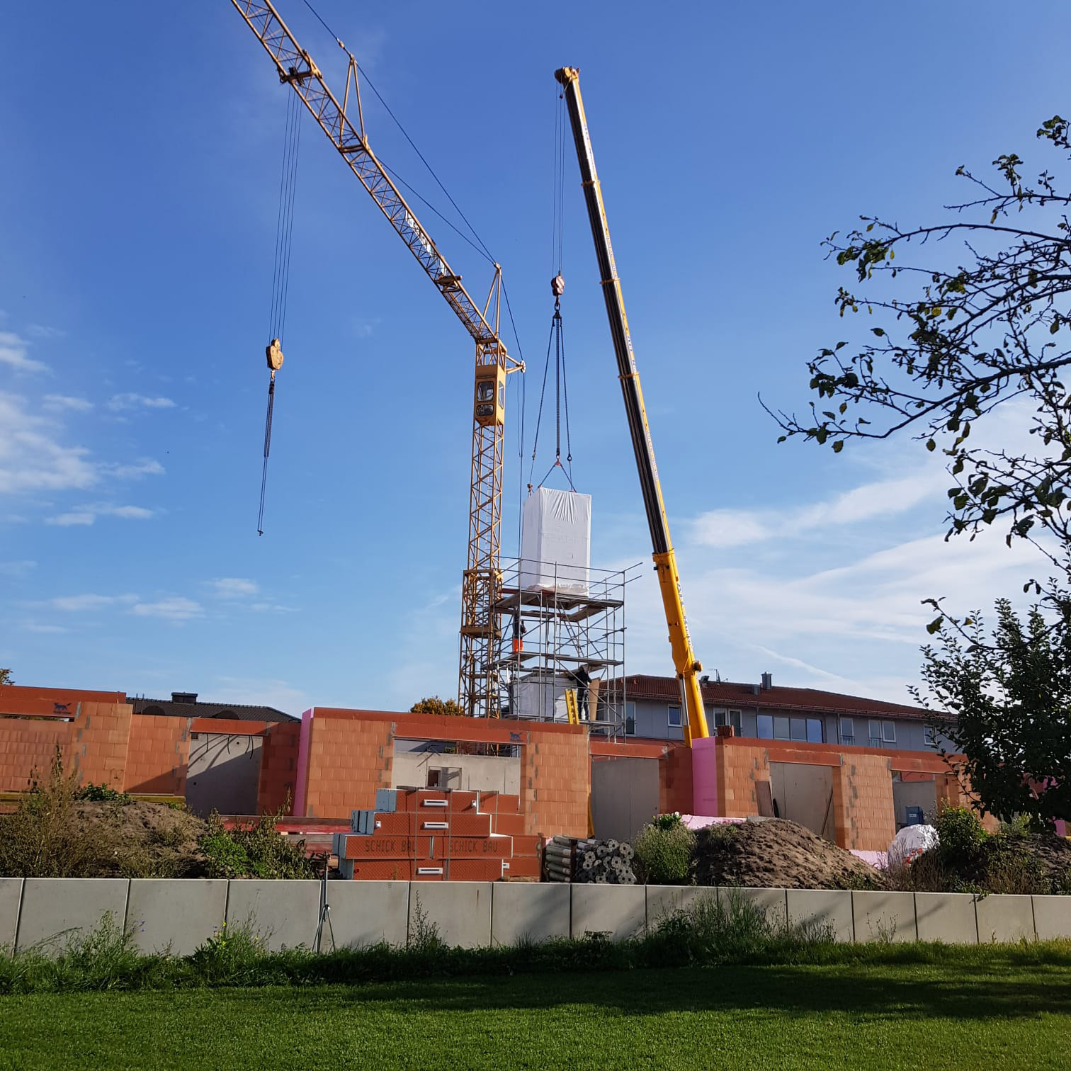 Baufortschritt Wohnanlage Freystadt, Berchinger Straße 10 Baufortschritt Wohnanlage Freystadt, Berchinger Straße 10